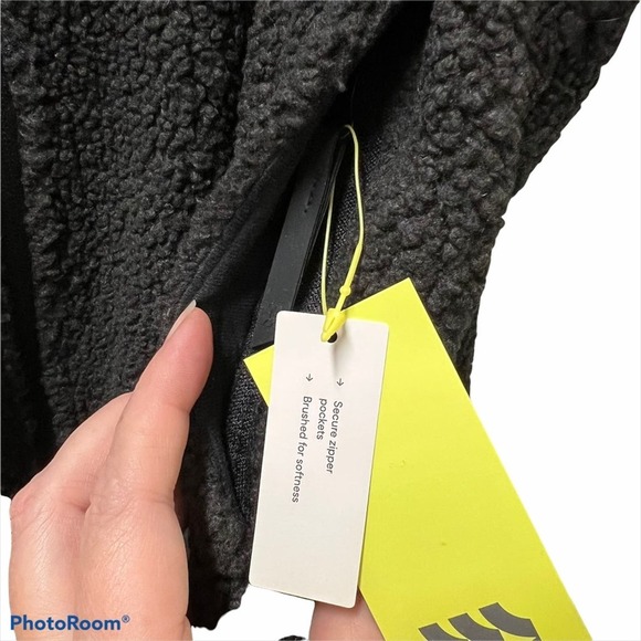 all in motion Men’s Two Tone Sherpa Full Zip Jacket NWT - Picture 6 of 7